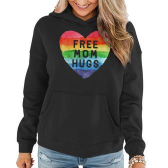 Free Mom Hugs Rainbow Pride Lgbt Gifts Women Hoodie - Seseable