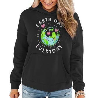 Fun Earth Day Everyday Protect Our Planet Save Mother Earth Women Hoodie | Mazezy