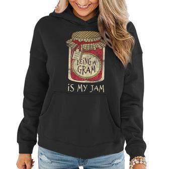 Fun Grandma Gifts Cute & Funny Being A Gram Quote Gift For Womens Women Hoodie | Mazezy