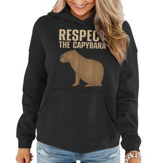 Funny Capybara For Men Women Kids Cavy Rodent Capybara Lover Women Hoodie | Mazezy