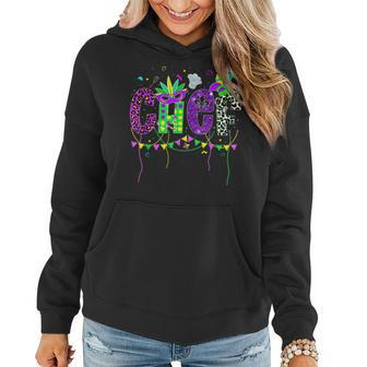 Funny Chef Mardi Gras Festival Family Matching Outfit Women Hoodie - Seseable