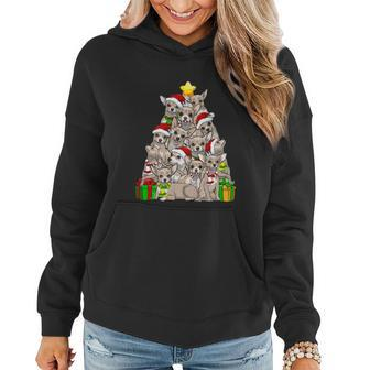 Funny Christmas Chihuahua Pajama Shirt Tree Dog Dad Mom Xmas Women Hoodie - Monsterry UK