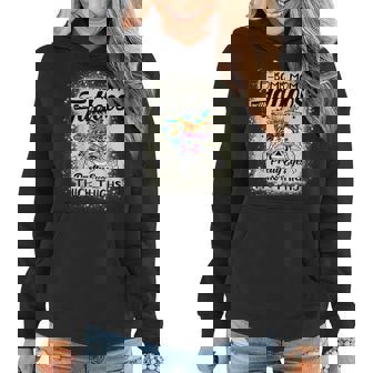 Funny F-Bomb Mom With Tattoos Pretty Eyes And Thick Thighs Women Hoodie - Seseable