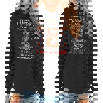 Funny German Shepherd Baby Dog Mom Mother Dogs Lover Women Hoodie | Seseable UK