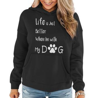 Funny Mothers Day Happy Mothers Day To My Favorite Dog Women Hoodie | Mazezy