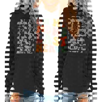 Funny On My Moms Last Nerve Groovy Mom Life Mama Women Hoodie | Mazezy