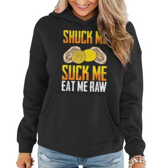 Funny Oyster Eating Women Hoodie Graphic Print Hooded Sweatshirt - Thegiftio UK