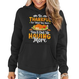 Funny Thanksgiving Turkey Apparel Motivational Quote Women Hoodie Graphic Print Hooded Sweatshirt - Thegiftio UK