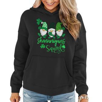Funny Time For Shenanigans Squad St Patricks Day Gnomes Women Hoodie - Seseable