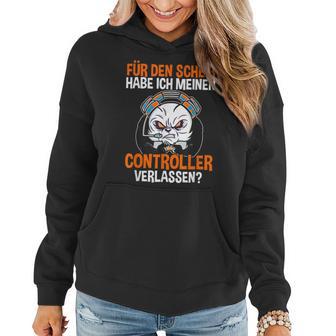 Gamer Zocker Controller Lustiges Gaming Zocken Games Spruch Frauen Hoodie - Seseable