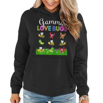 Gamma Love Bugs Funny Mother Day Gift For Gamma Women Hoodie - Seseable