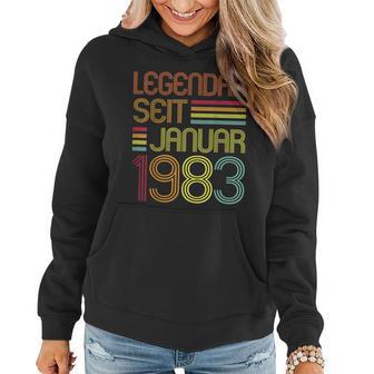 Geburtstag Legendär Seit Januar 1983 40 Frauen Hoodie - Seseable