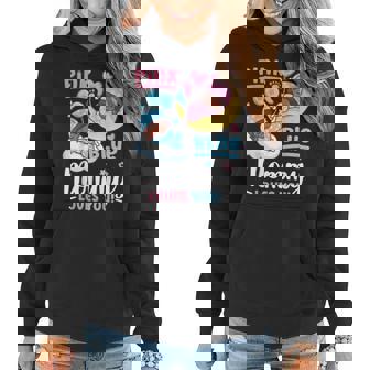 Gender Reveal Pink Or Blue Mommy Loves You Women Hoodie | Mazezy