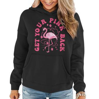 Get Your Pink Back Flamingo Women Hoodie | Mazezy