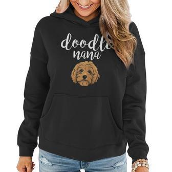 Goldendoodle Nana Doodle Mom Cute Goldendoodle Gift Women Hoodie - Seseable