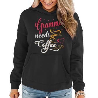Grammie Needs Coffee Cool Mothers Day Tshirt For Grammie Women Hoodie | Mazezy