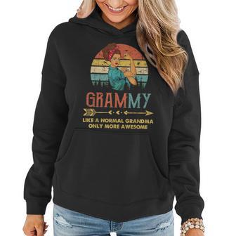 Grammy Like A Normal Grandma Only More Awesome Women Grandma Women Hoodie - Seseable