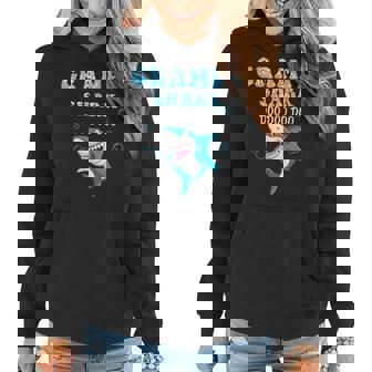 Grampa Shark Fathers Day Gift From Wife Son Daughter Women Hoodie - Seseable