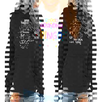 Grandma Is My Name Bingo Is My Game Grandma Bingo Women Hoodie | Mazezy