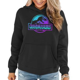 Grandmasaurus Rex Shirt Funny Cute Dinosaur Mothers Day Women Hoodie | Mazezy