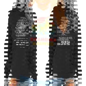 Grandmasaurus T Rex Dinosaur Grandma Saurus Family Matching Women Hoodie | Seseable UK