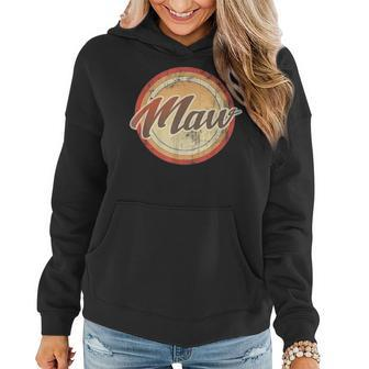 Graphic 365 Maw Vintage Mothers Day Funny Grandma Gift Women Hoodie - Seseable