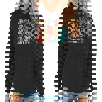 Groovy Its Bingo Night Funny Bingo Game Gambling Womens Women Hoodie | Mazezy