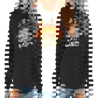 Groovy Nana Retro Rainbow 70S Grandma Matching Family Women Hoodie | Seseable UK
