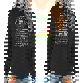 Grumpy Old Us Air Force Vietnam Veteran Retired Usaf Veteran Women Hoodie | Mazezy