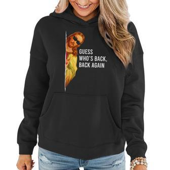 Guess Whos Back Back Again Happy Easter Jesus Christ Women Hoodie | Mazezy