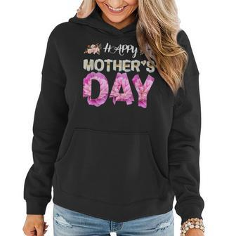Happy Mothers Day - Inspired Floral Womens Mothers Day Women Hoodie - Thegiftio UK