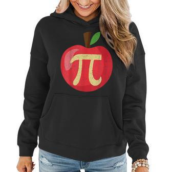 Happy Pi Day Cute Apple Pie 314 Funny Science Math Teacher Women Hoodie - Seseable