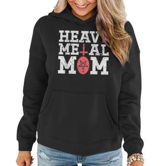 Heavy Metal Mom Mothers Day Rock And Roll Concert Music Women Hoodie - Seseable