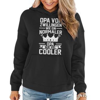 Herren Opa Zwillinge Großvater Frauen Hoodie - Seseable