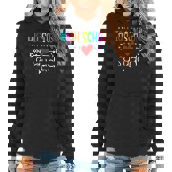 High School Squad Teacher Student Kid Back To School Women Hoodie | Mazezy