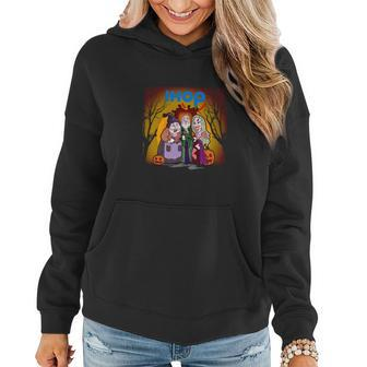 Hocus Pocus Sanderson Sisters Ihop Halloween Pumpkin Women Hoodie Graphic Print Hooded Sweatshirt - Thegiftio UK