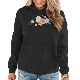 Hold On Let Me Overthink This Funny Floral Flowers Gift Mom Women Hoodie - Seseable