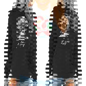 Hope Name Gift Santa Hope Women Hoodie | Seseable UK