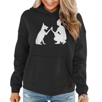 Hund Und Frauchen Beste Freunde Frauen Hoodie - Seseable