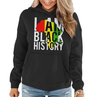 I Am Black History Month African American Pride Celebration V17 Women Hoodie - Seseable