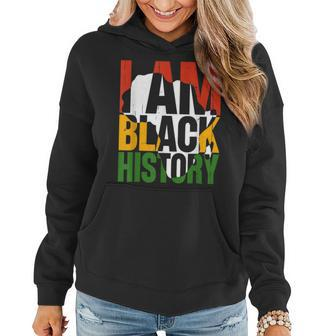 I Am Black History Month African American Pride Celebration V18 Women Hoodie - Seseable