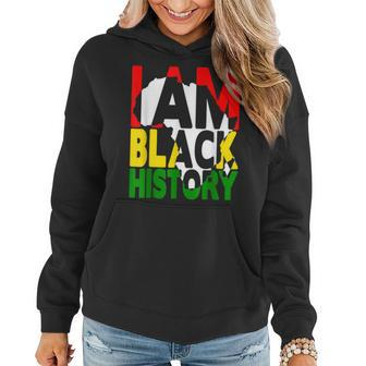 I Am Black History Month African American Pride Celebration V23 Women Hoodie - Seseable