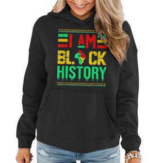 I Am Black History Month African American Pride Celebration V24 Women Hoodie - Seseable