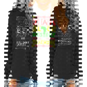 I Am Black History Teaching Cool Black History Month Women Hoodie - Seseable