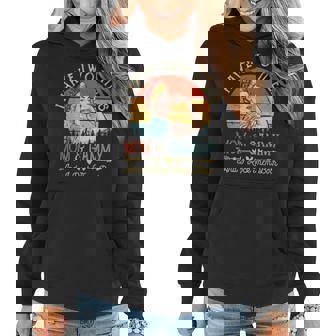 I Have Two Titles Mom And Gammy Funny Mothers Day Retro Women Hoodie | Seseable CA