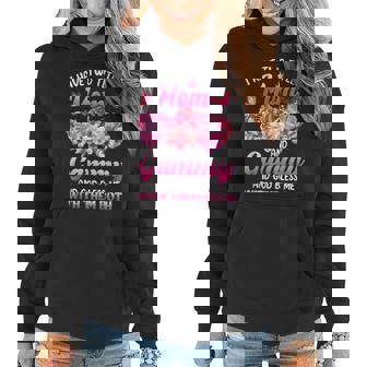 I Have Two Titles Mom And Gammy Pink Flower Mothers Day Women Hoodie | Seseable CA