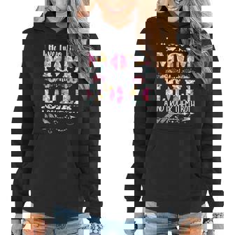 I Have Two Titles Mom And Lolli Floral Mothers Day Women Hoodie - Seseable