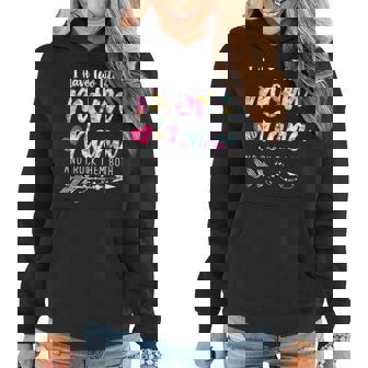 I Have Two Titles Mom And Nana New Grandma 2022 Floral Gift Women Hoodie - Seseable