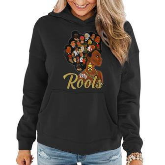 I Love My Roots Black Powerful History Month Pride Dna V2 Women Hoodie - Seseable