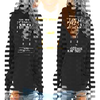 I Smoke Meat And I Know Things - Bbq Smoker Women Hoodie - Seseable